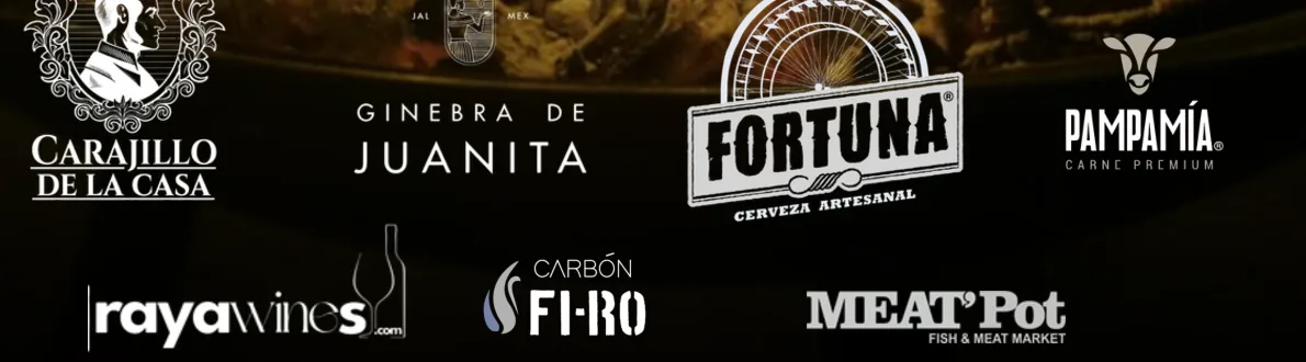 Marcas aliadas: Carajillo de la Casa, Ginebra de Juanita, Cerveza Fortuna, Pampamía carne premium, Raya Wines, Carbón Firo y Meat Pot